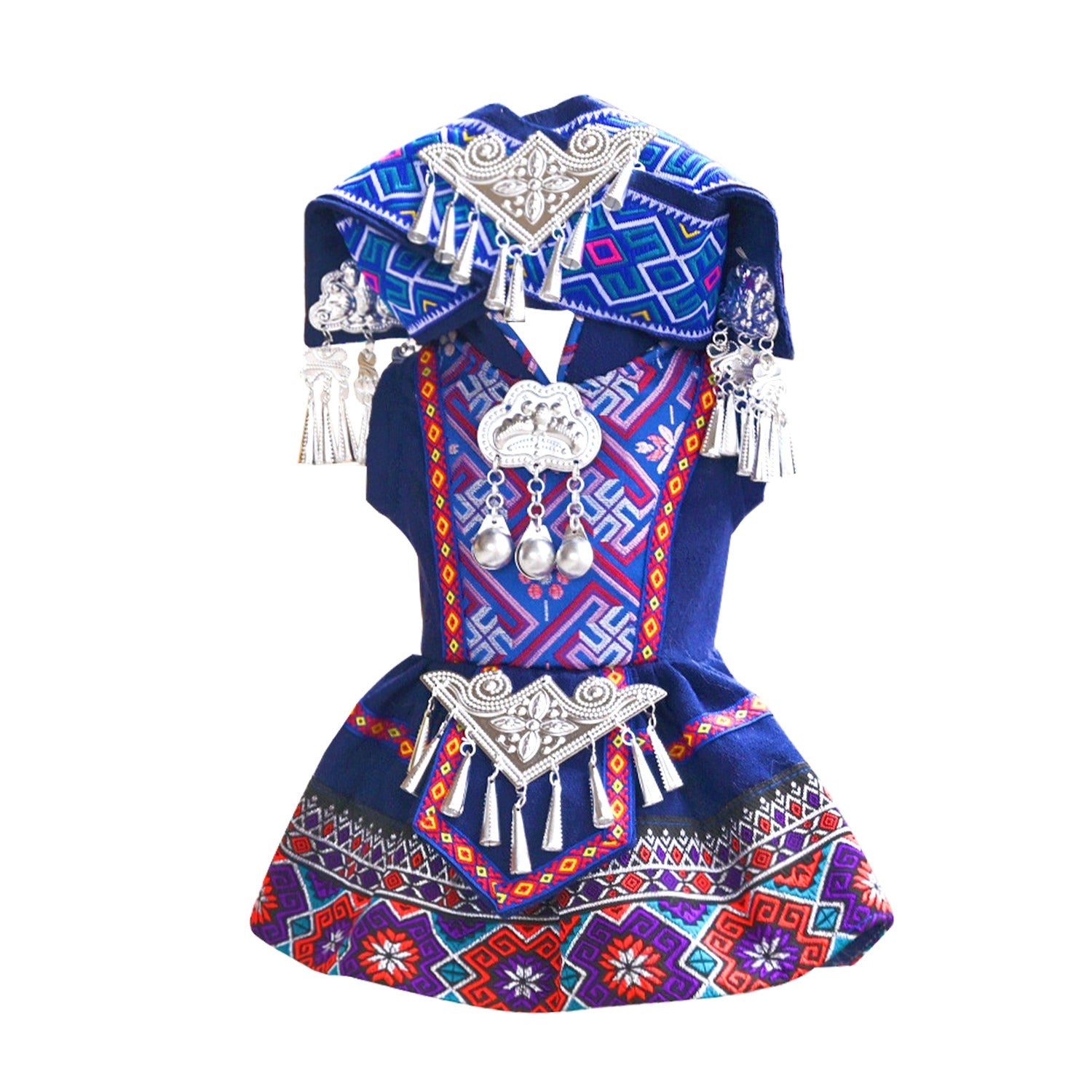 Suitable for dogs, traditional Chinese clothing, Zhuang clothing