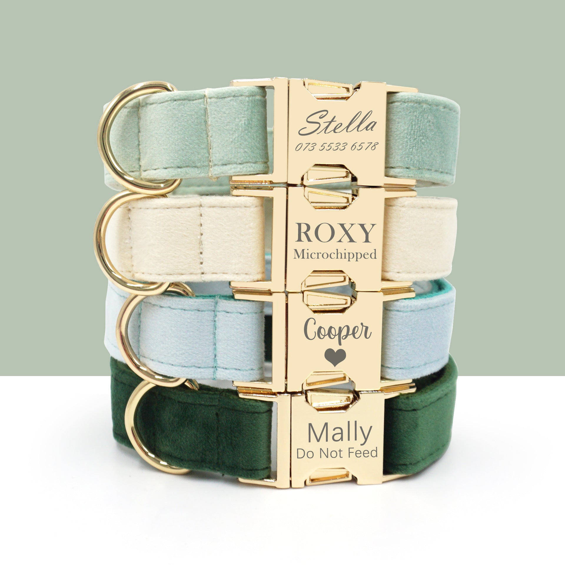 Haute Couture Series - Luxe Chic Velvet Dog Collar