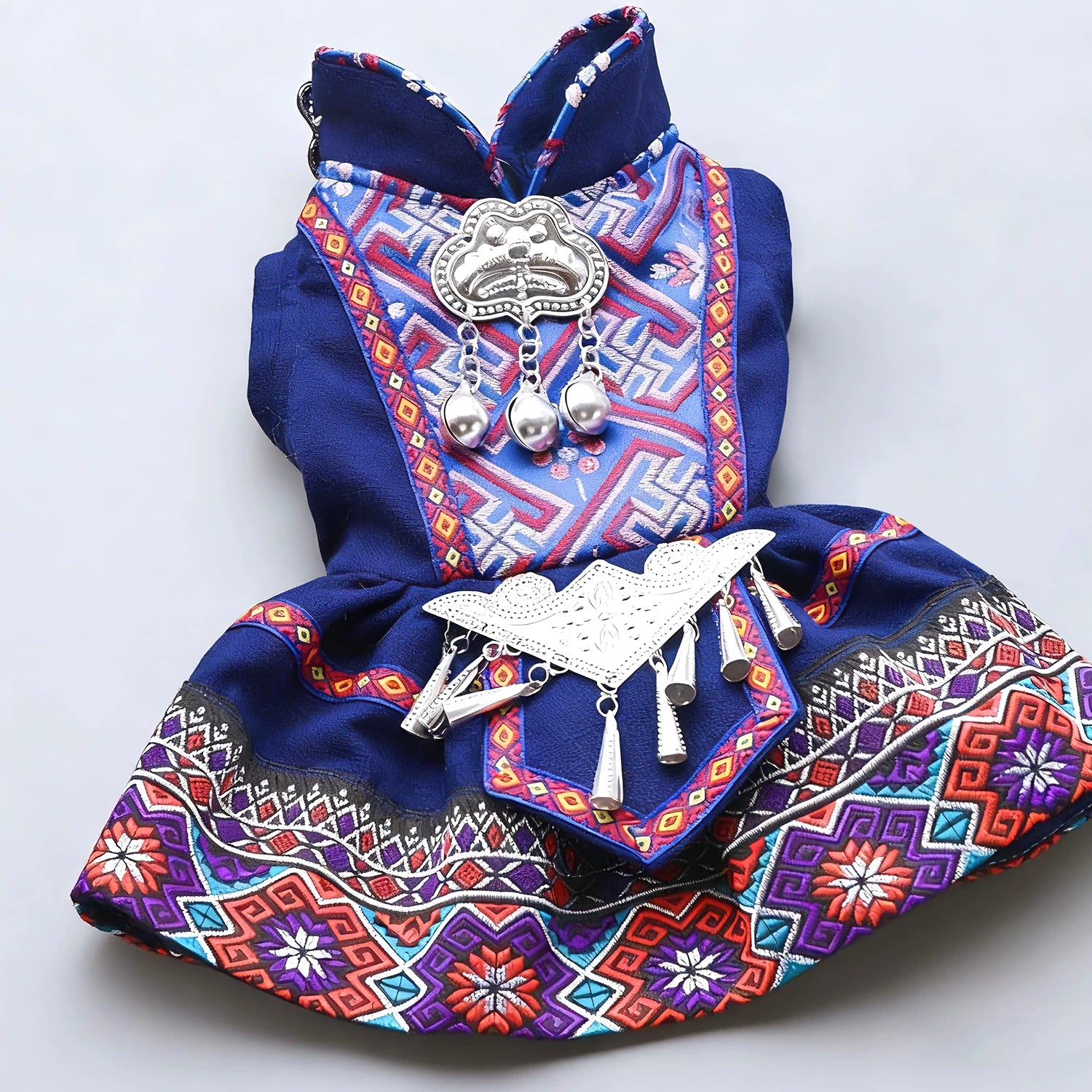 Suitable for dogs, traditional Chinese clothing, Zhuang clothing
