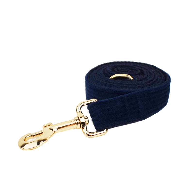 Haute Couture Series - Corduroy Dog Collar/Bow/Poop Bag Holder/Harness/Leash