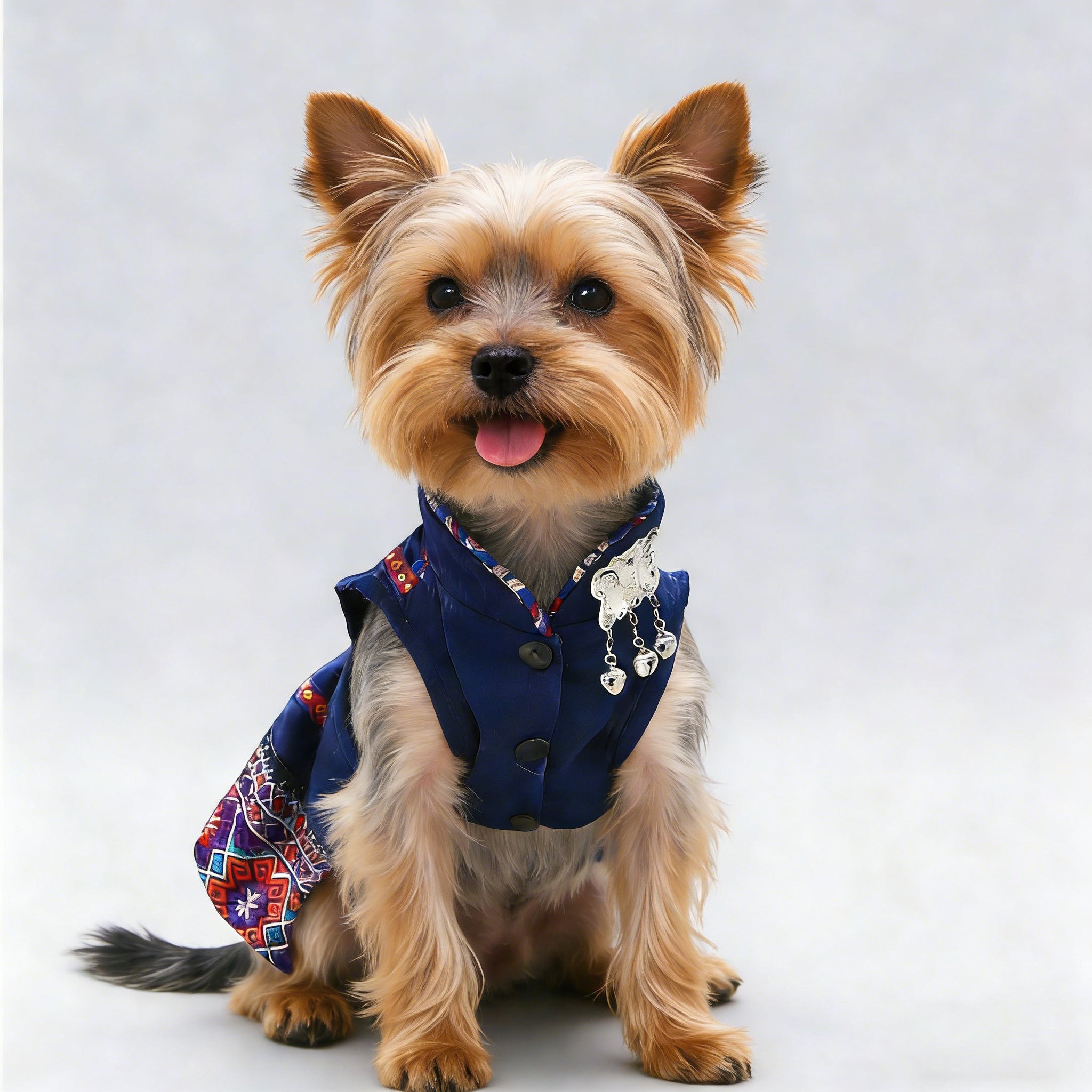 Suitable for dogs, traditional Chinese clothing, Zhuang clothing